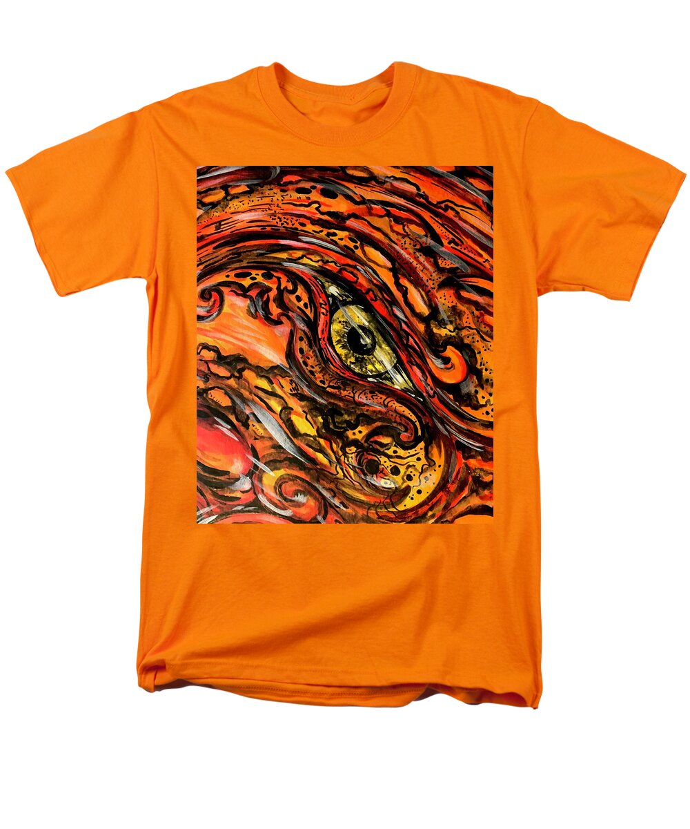 Orange Eye - Men's T-Shirt  (Regular Fit)
