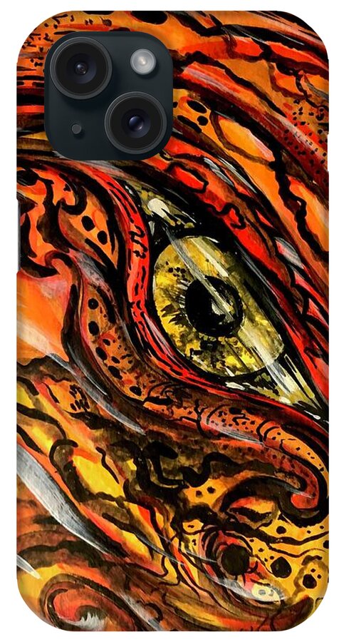 Orange Eye - Phone Case
