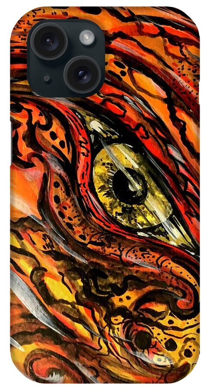 Orange Eye - Phone Case