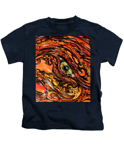 Orange Eye - Kids T-Shirt