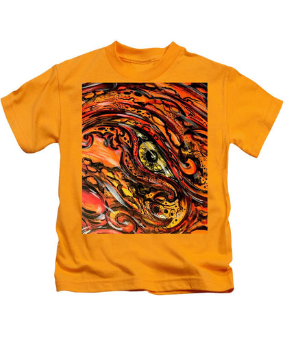 Orange Eye - Kids T-Shirt