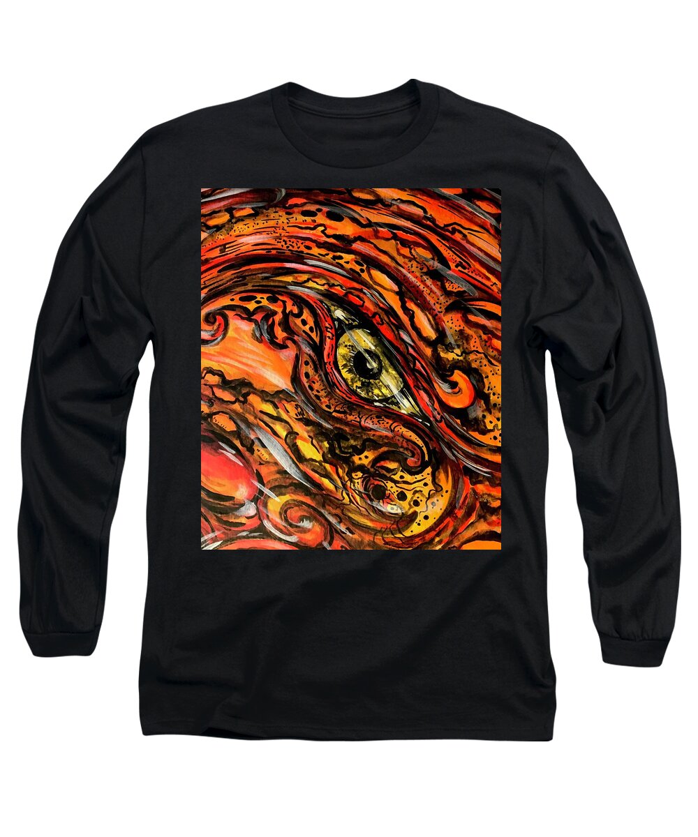 Orange Eye - Long Sleeve T-Shirt
