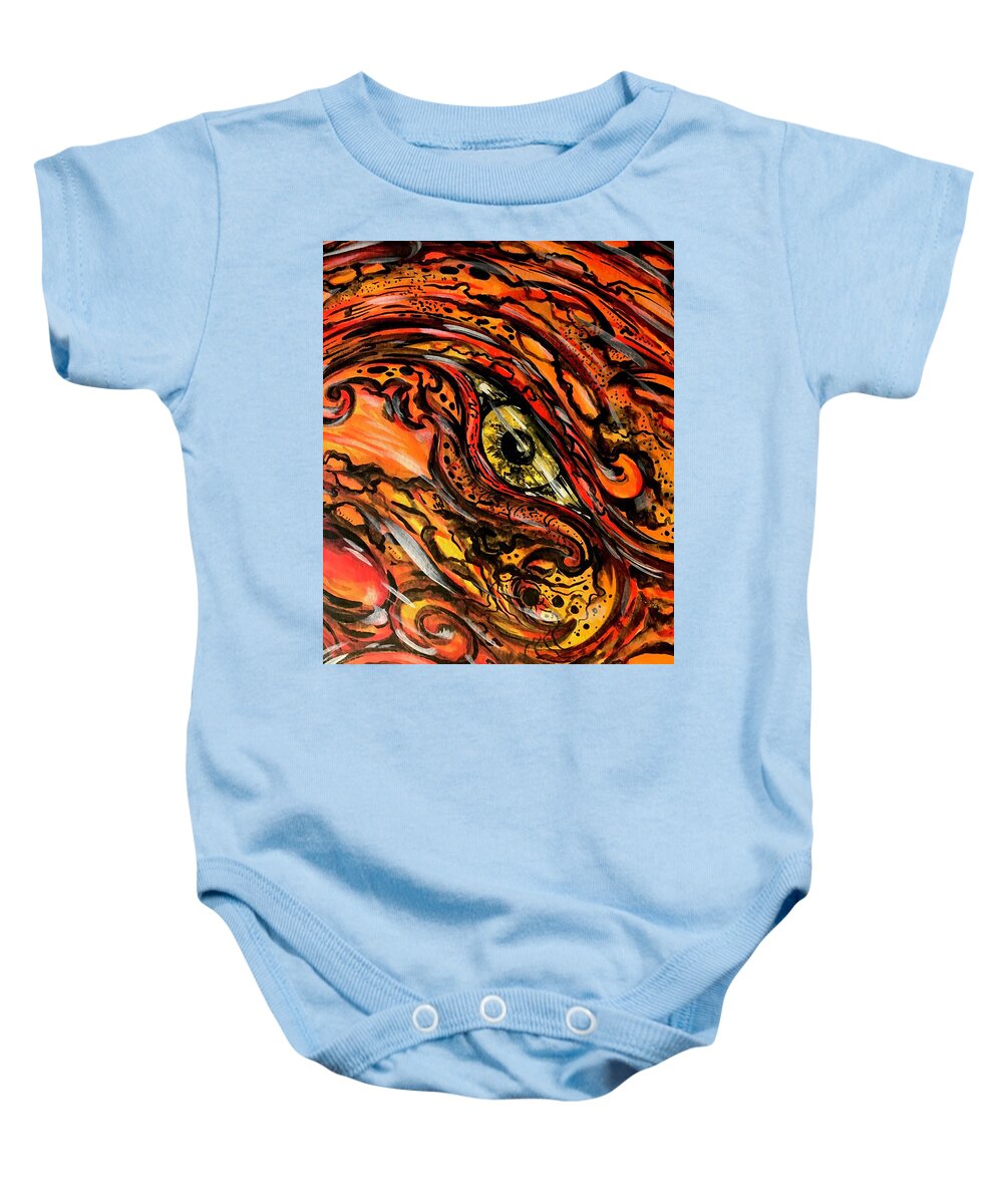 Orange Eye - Baby Onesie