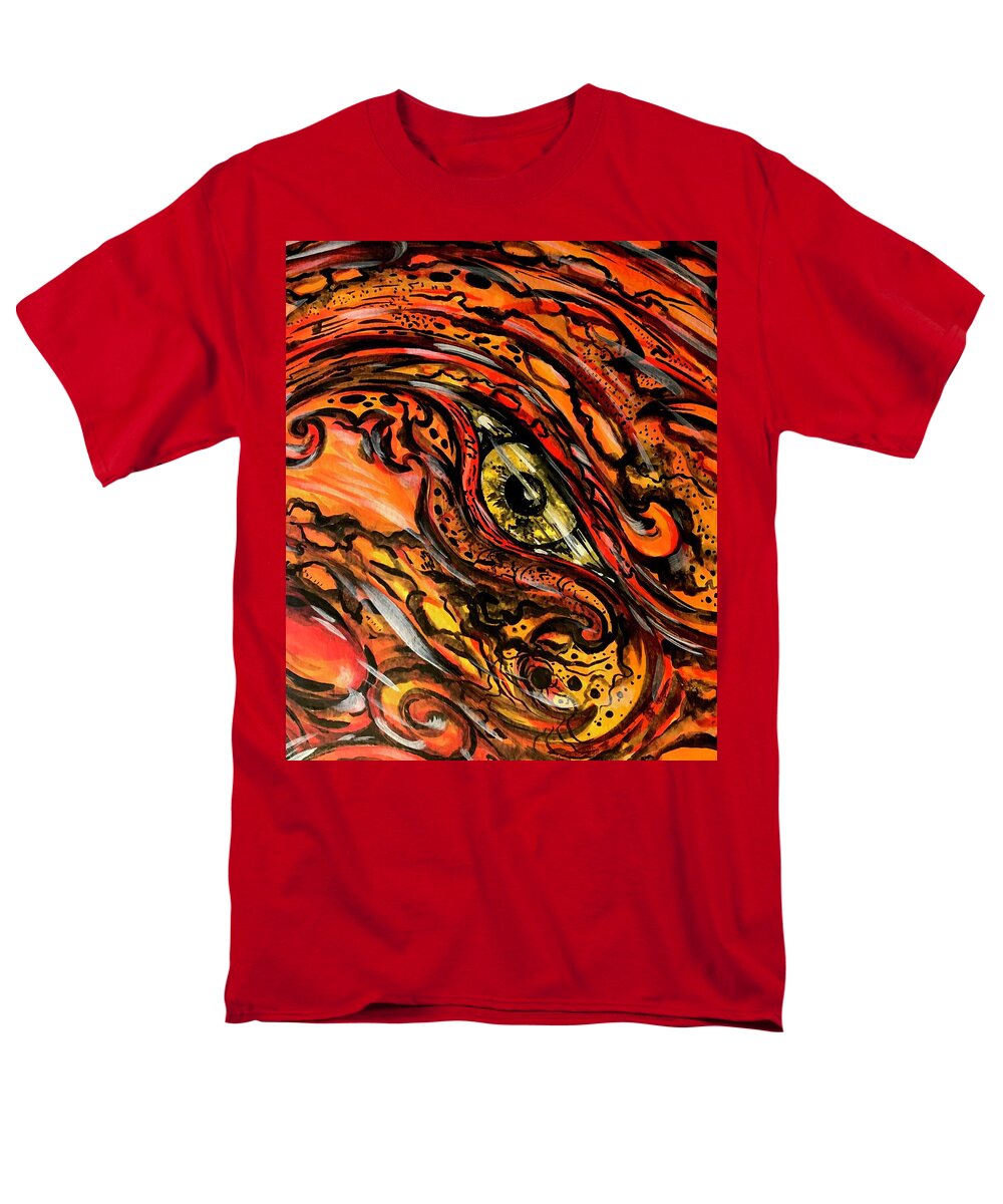 Orange Eye - Men's T-Shirt  (Regular Fit)