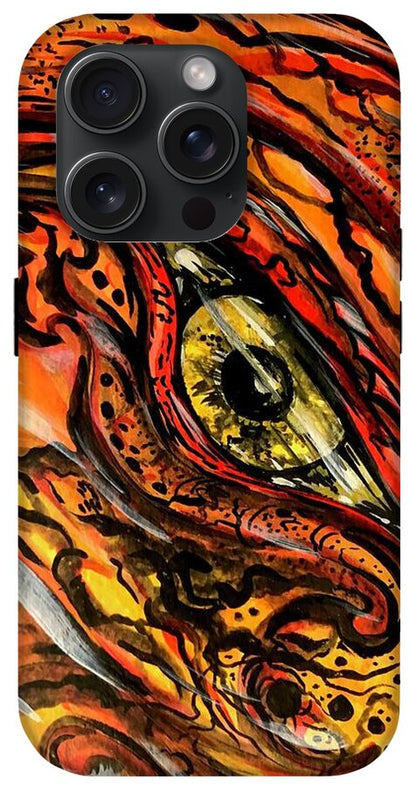 Orange Eye - Phone Case