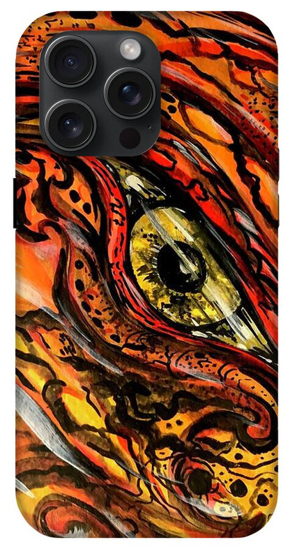 Orange Eye - Phone Case
