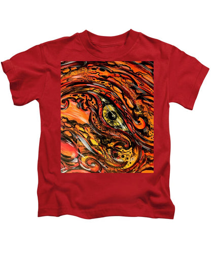 Orange Eye - Kids T-Shirt