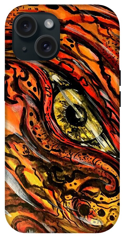 Orange Eye - Phone Case