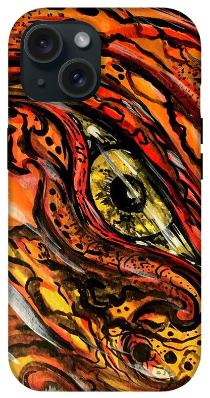 Orange Eye - Phone Case