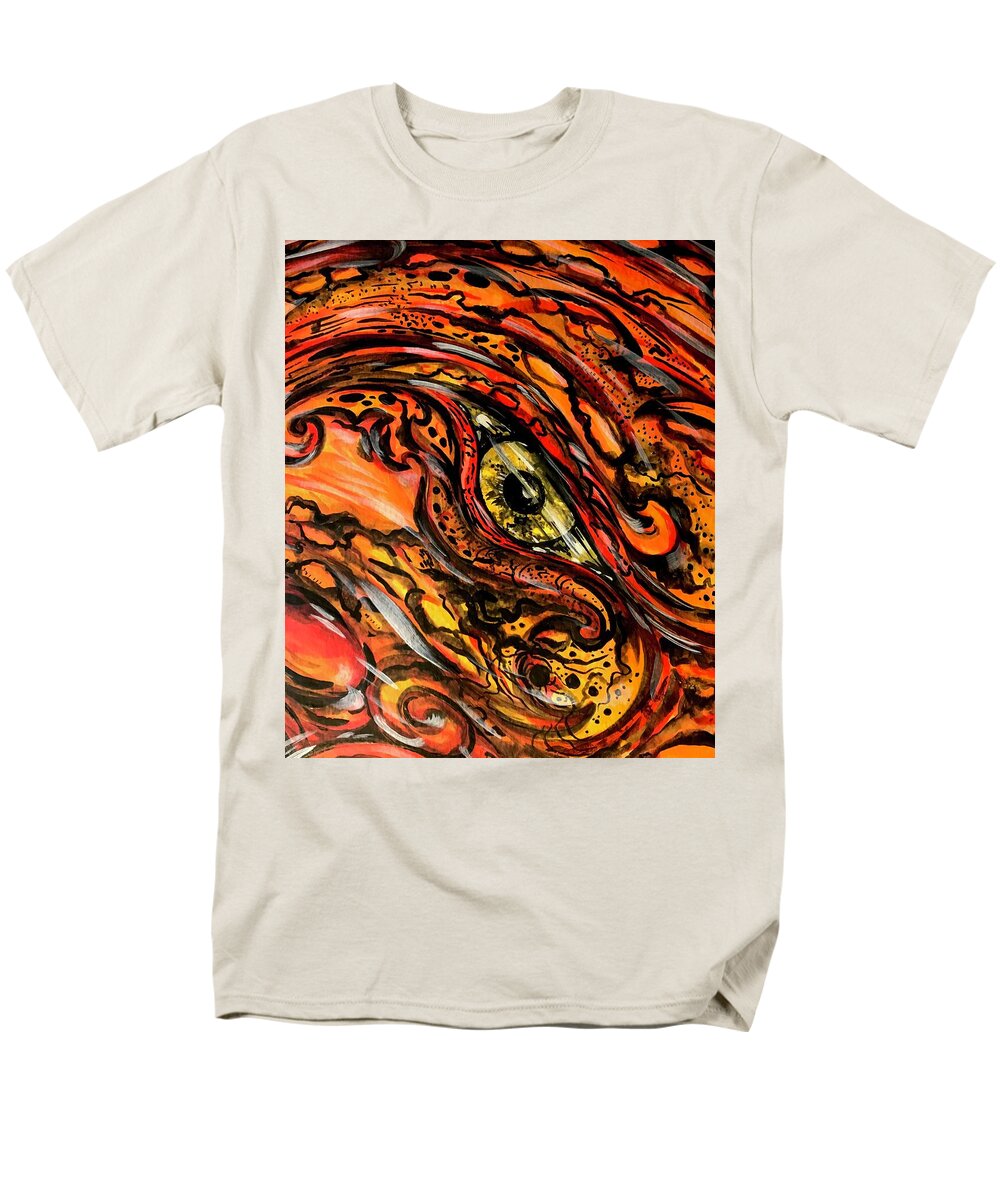 Orange Eye - Men's T-Shirt  (Regular Fit)