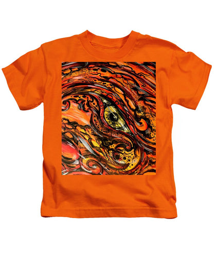 Orange Eye - Kids T-Shirt