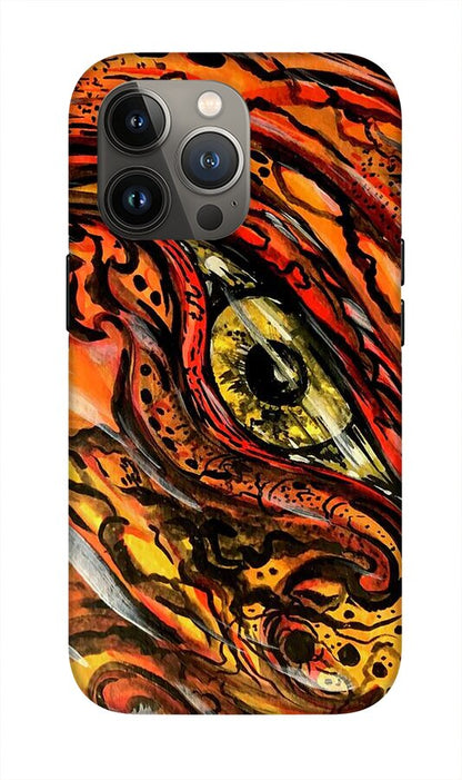 Orange Eye - Phone Case
