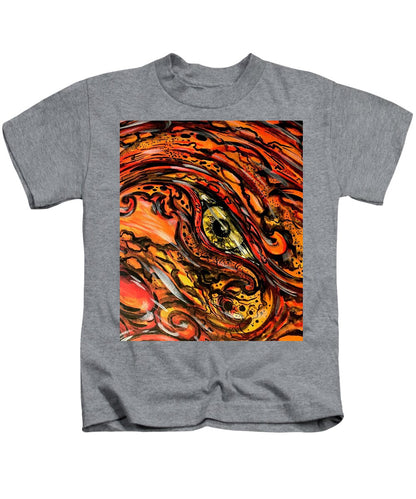 Orange Eye - Kids T-Shirt