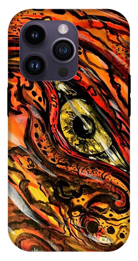 Orange Eye - Phone Case