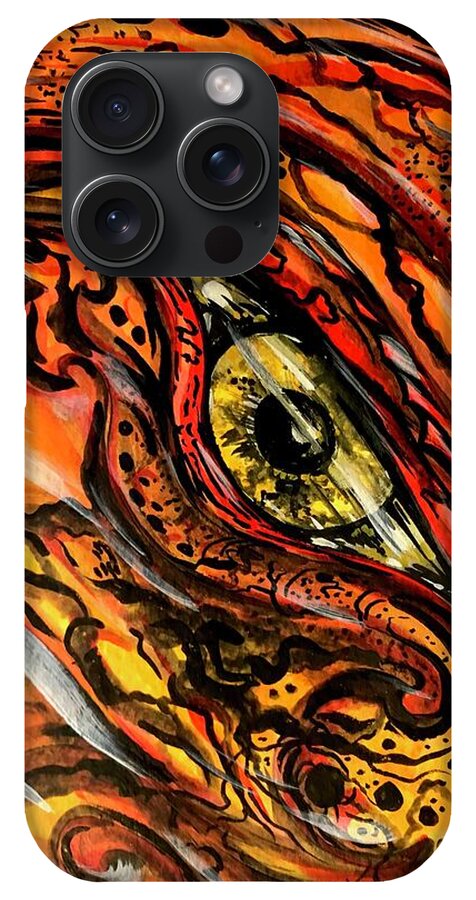 Orange Eye - Phone Case