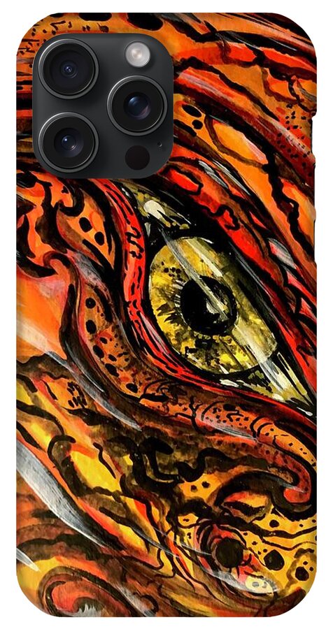 Orange Eye - Phone Case