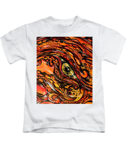 Orange Eye - Kids T-Shirt