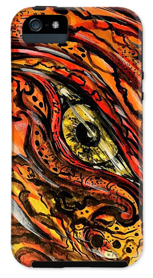 Orange Eye - Phone Case