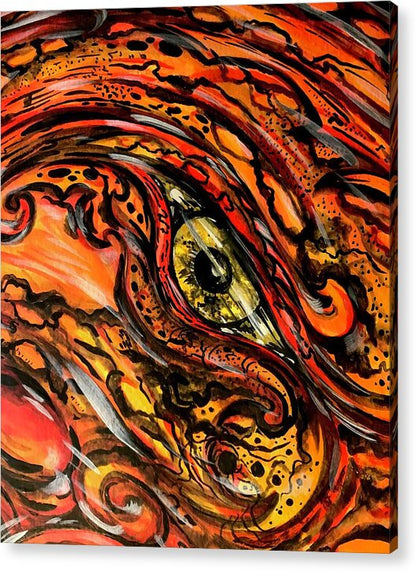 Orange Eye - Acrylic Print