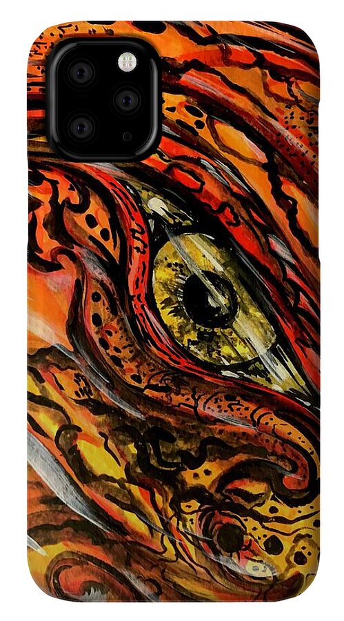 Orange Eye - Phone Case
