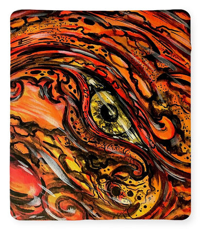 Orange Eye - Blanket