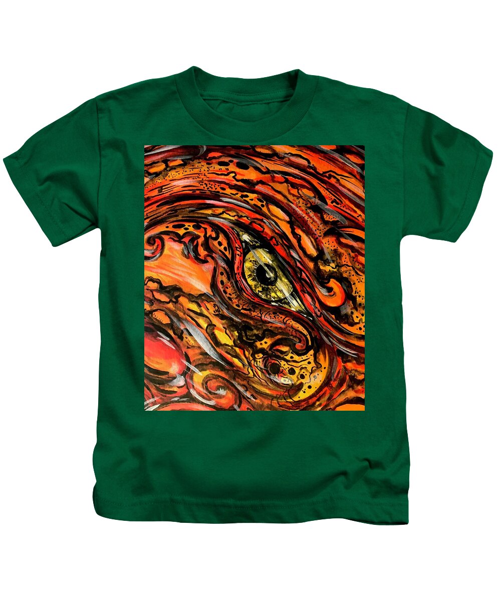 Orange Eye - Kids T-Shirt