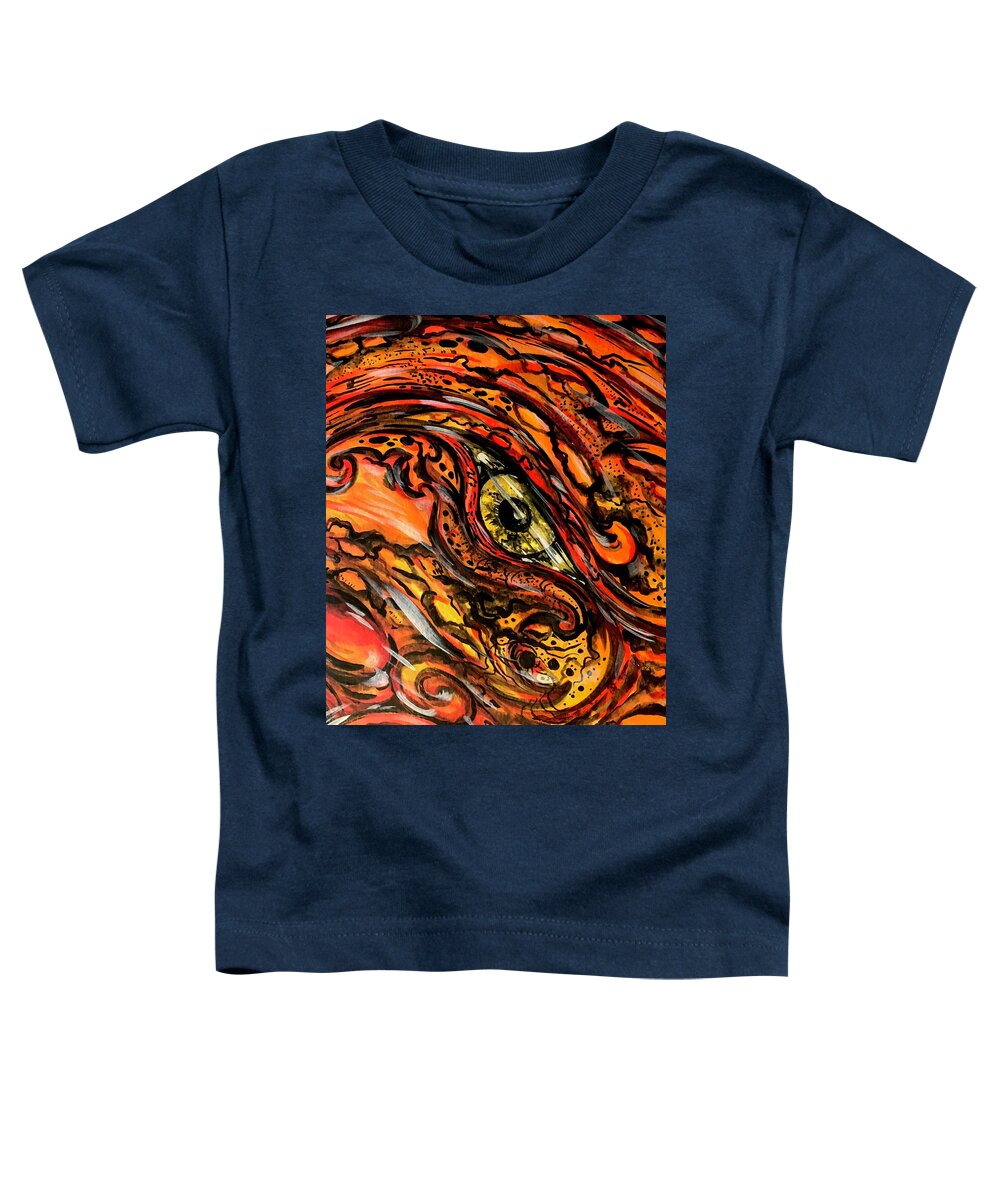Orange Eye - Toddler T-Shirt