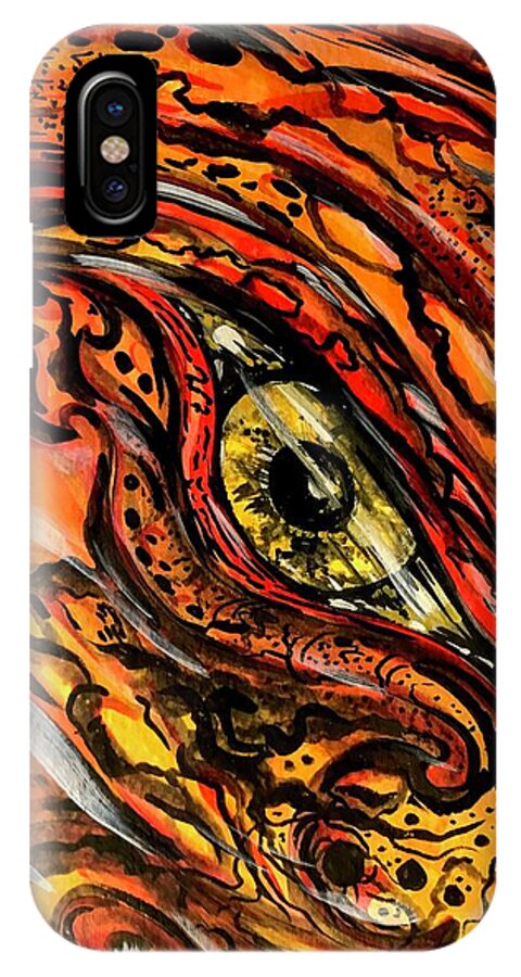 Orange Eye - Phone Case