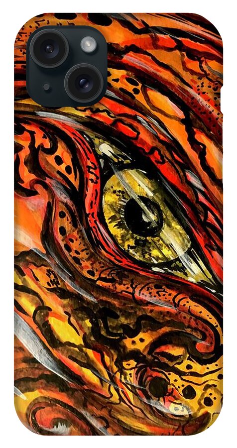 Orange Eye - Phone Case