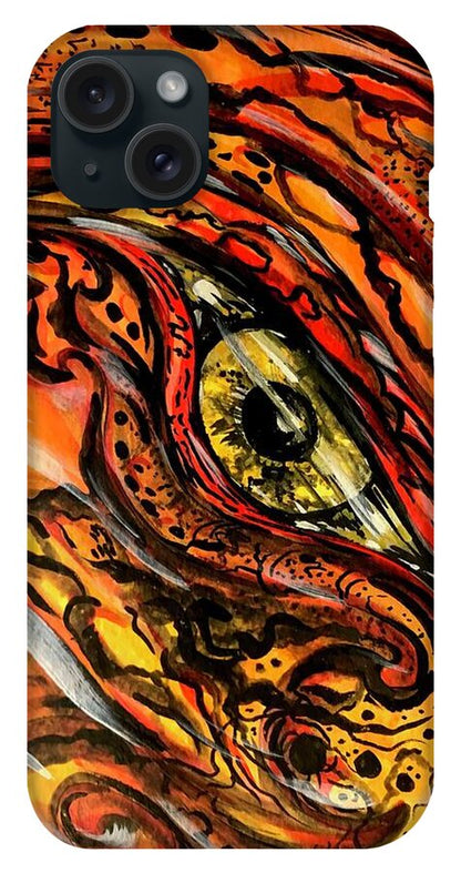 Orange Eye - Phone Case