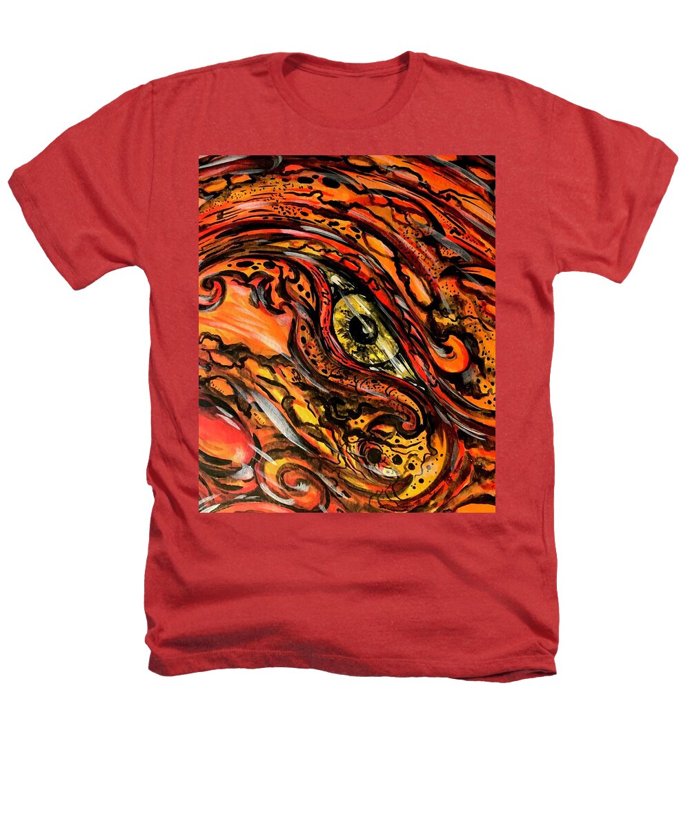 Orange Eye - Heathers T-Shirt