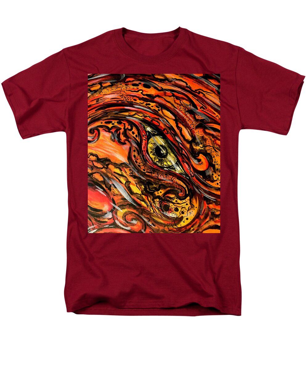 Orange Eye - Men's T-Shirt  (Regular Fit)