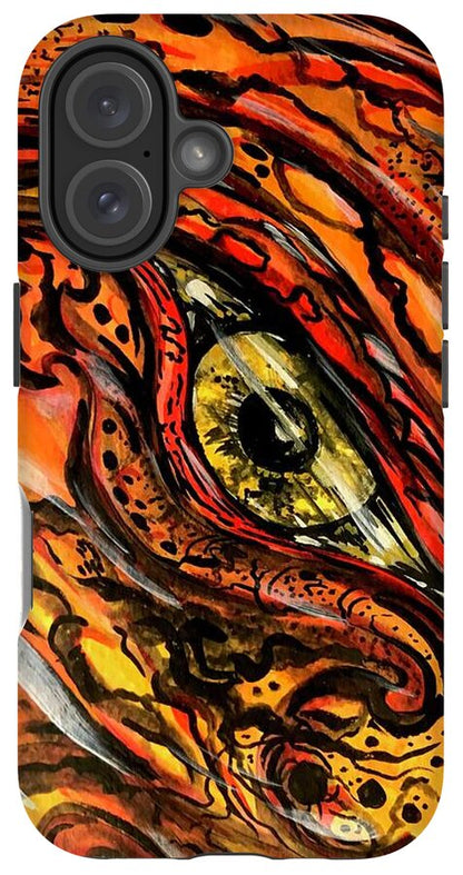 Orange Eye - Phone Case