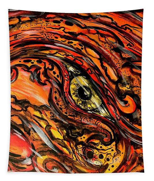 Orange Eye - Tapestry
