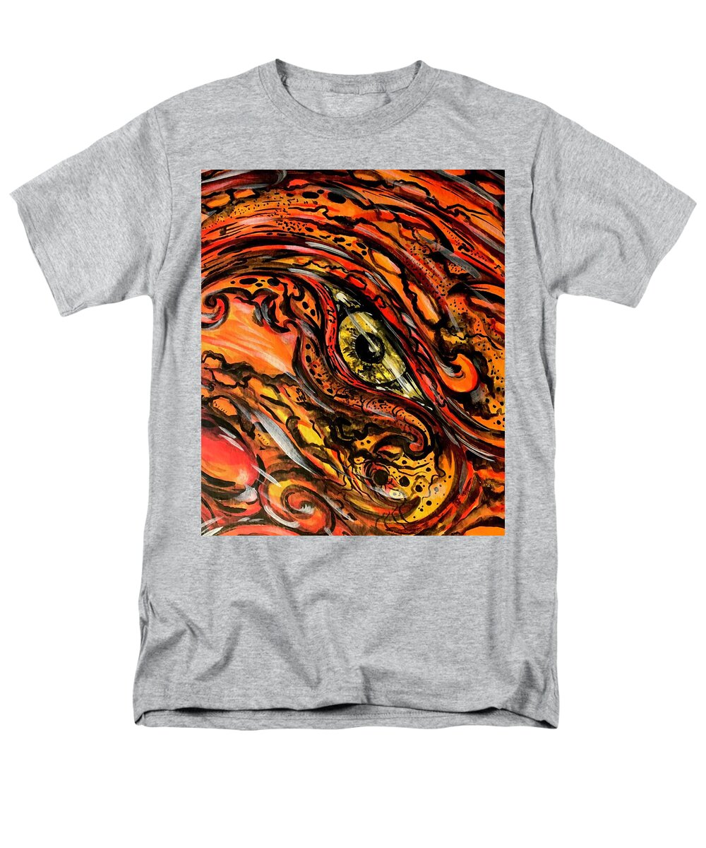 Orange Eye - Men's T-Shirt  (Regular Fit)