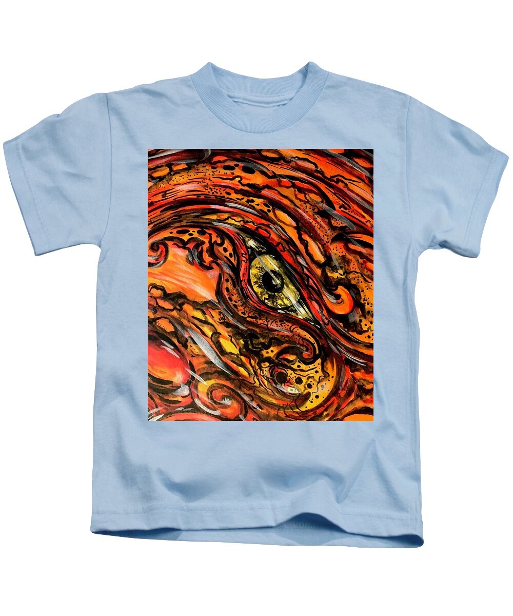 Orange Eye - Kids T-Shirt