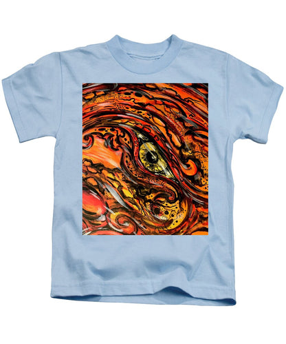 Orange Eye - Kids T-Shirt