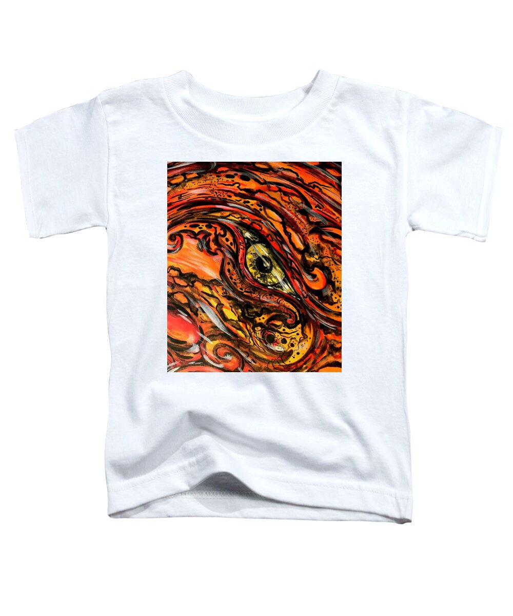 Orange Eye - Toddler T-Shirt