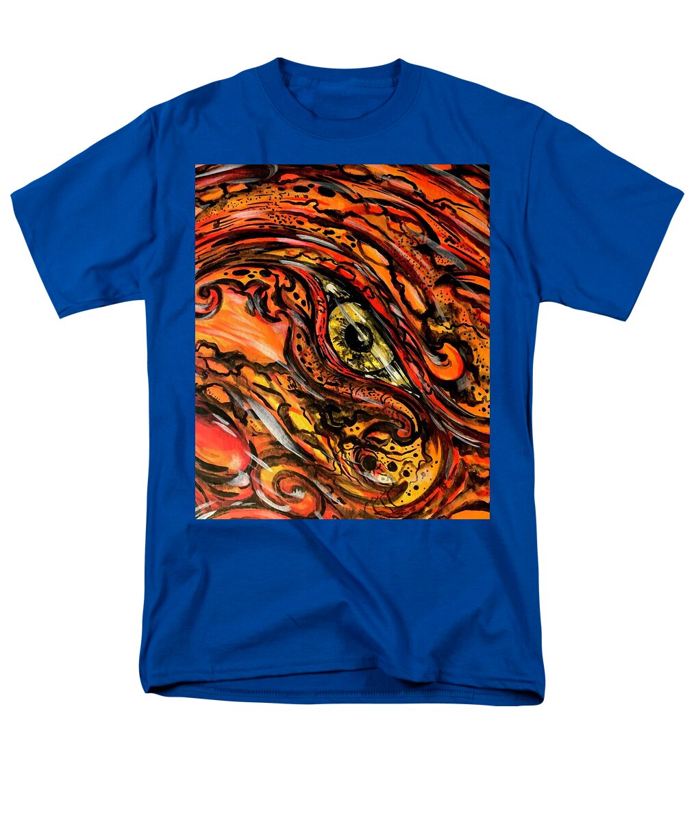 Orange Eye - Men's T-Shirt  (Regular Fit)