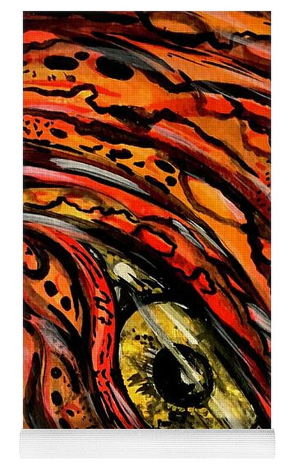 Orange Eye - Yoga Mat