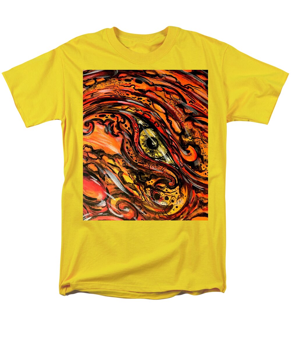 Orange Eye - Men's T-Shirt  (Regular Fit)