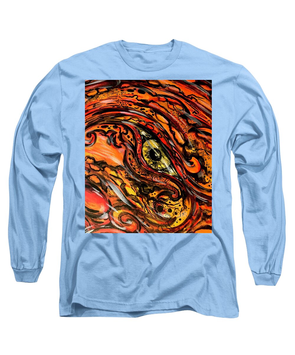 Orange Eye - Long Sleeve T-Shirt