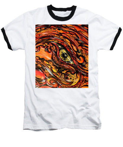 Orange Eye - Baseball T-Shirt