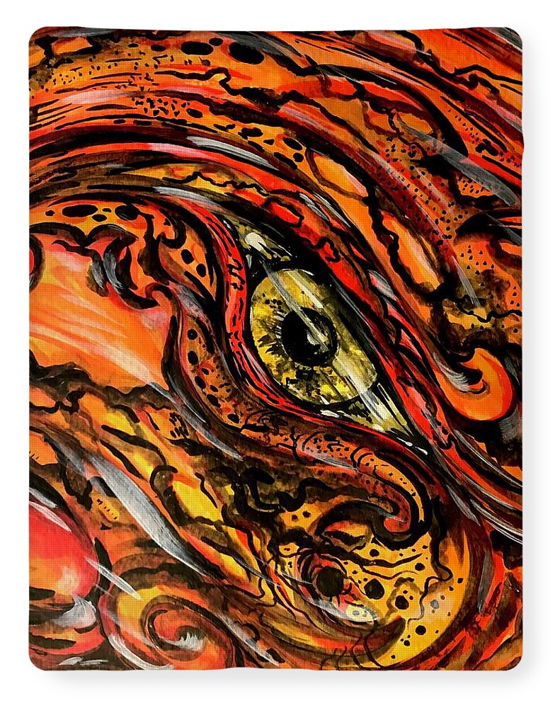 Orange Eye - Blanket
