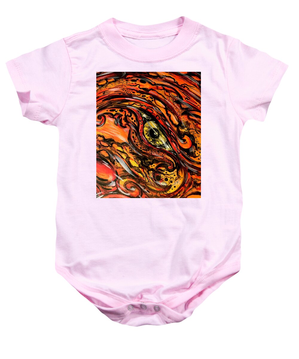 Orange Eye - Baby Onesie