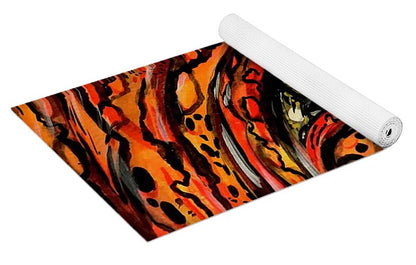 Orange Eye - Yoga Mat