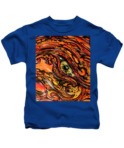 Orange Eye - Kids T-Shirt