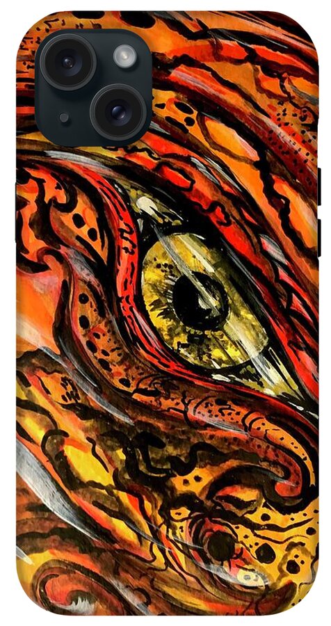 Orange Eye - Phone Case