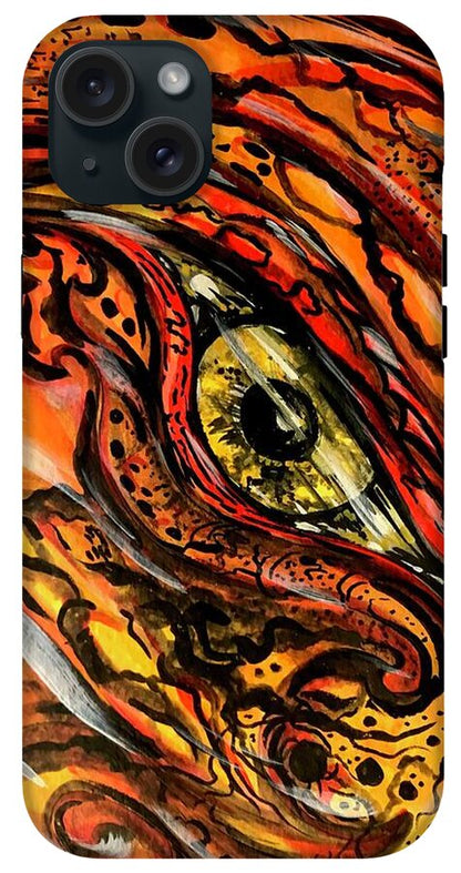 Orange Eye - Phone Case