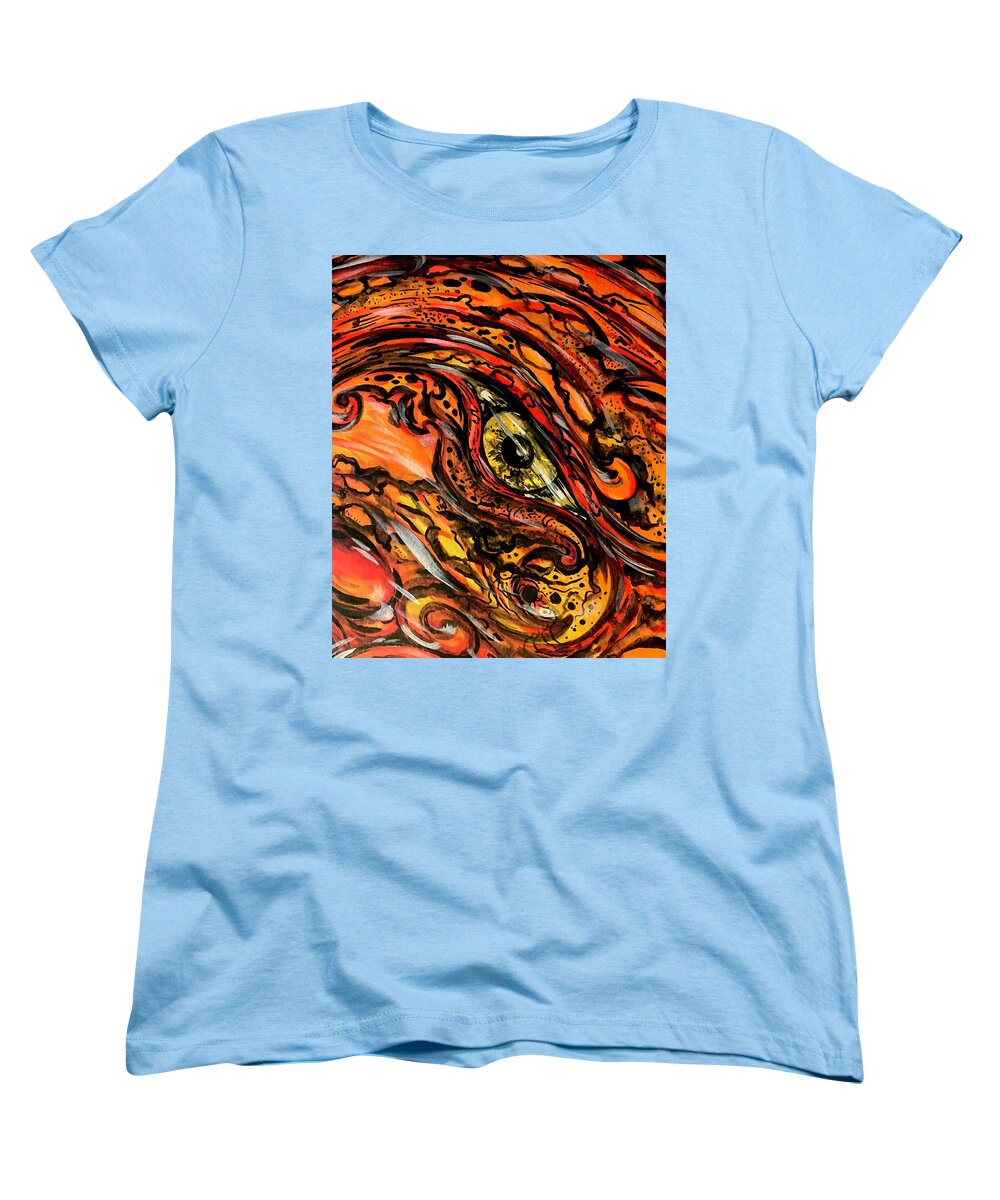 Orange Eye - Women's T-Shirt (Standard Fit)
